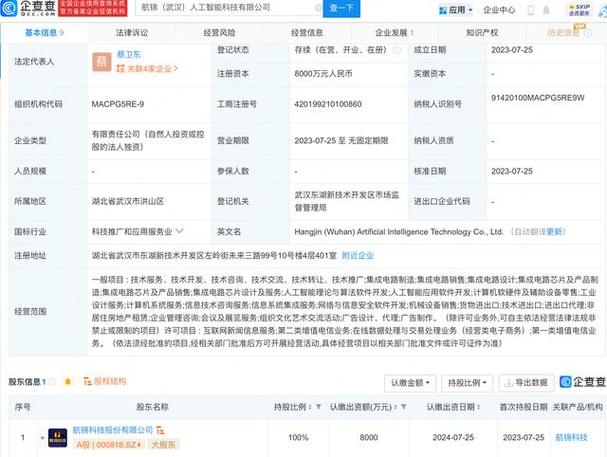 集成电路制造;集成电路芯片及产品制造;人工智能理论与算法软件开发
